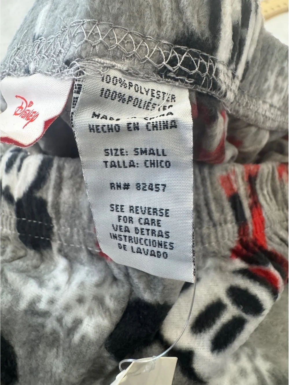 Disney Mickey Mouse gray fleece pajama pants CLOTHING00048